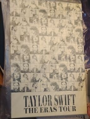 Taylor Swift Black & White Eras Tour Photo Grid Poster